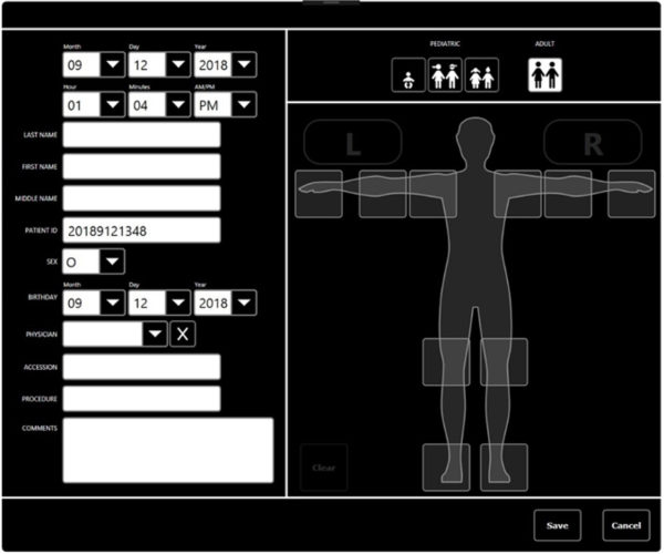 anatomical selection